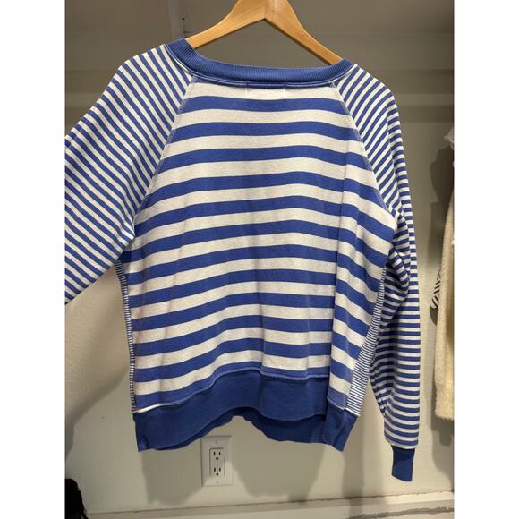 Wildfox Vacation State of Mind Striped Crew Neck Women's Sweatshirt Size XS - Picture 5 of 8